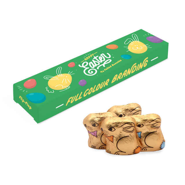 Easter – Eco Slim Box – Foiled Bunnies